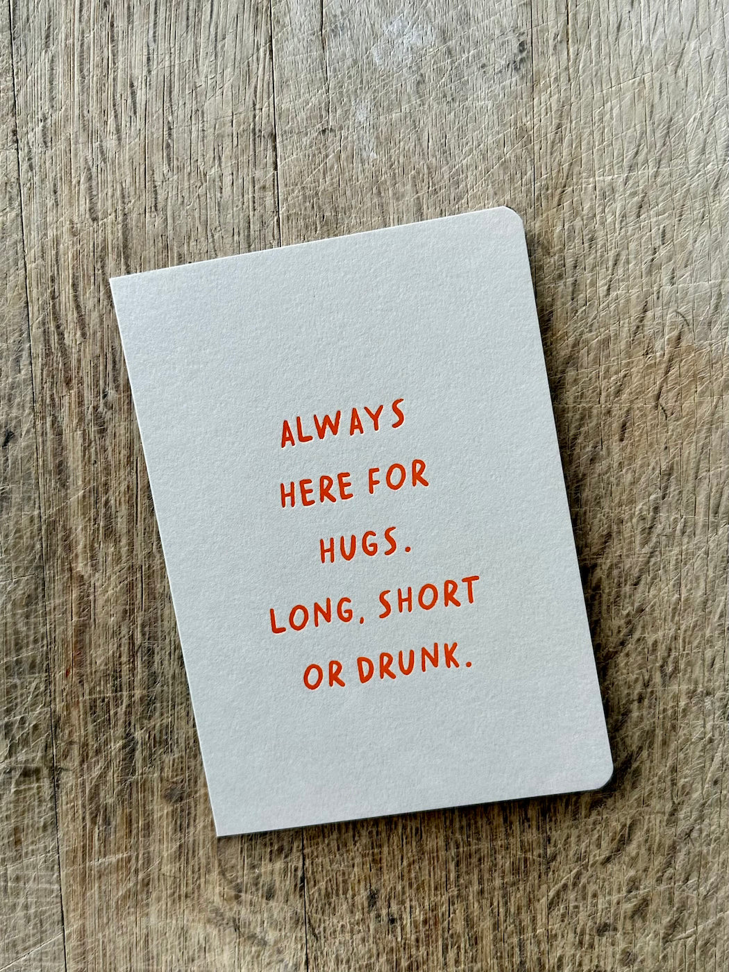 Here For Hugs YGT01 - Pack of 6