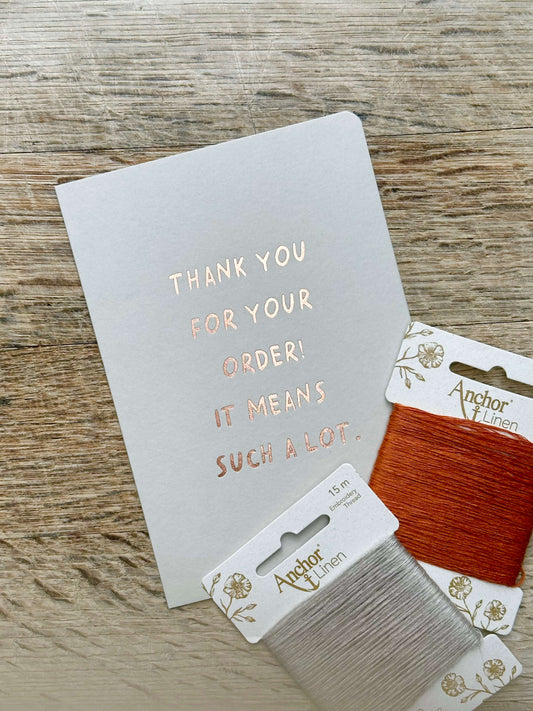 Thank You Order TA04 - Pack of 6
