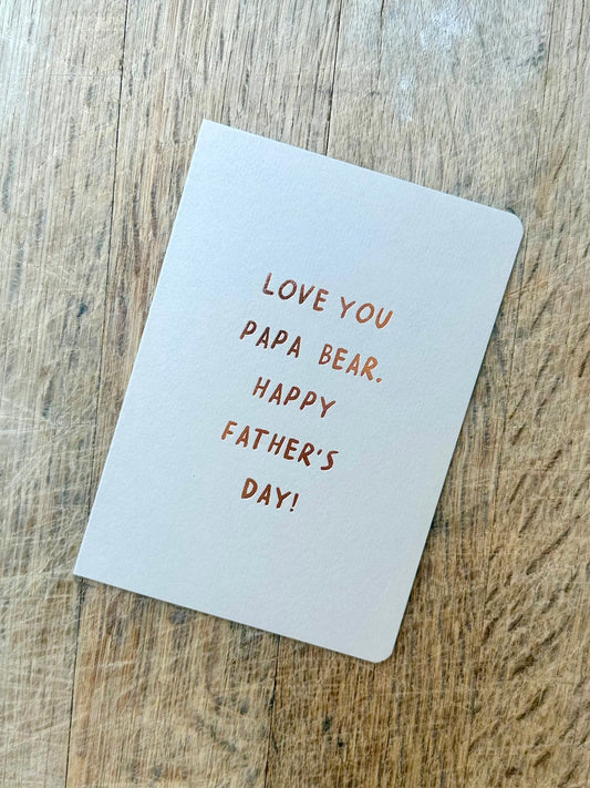 Bear Father's Day TTS03 - Pack of 6
