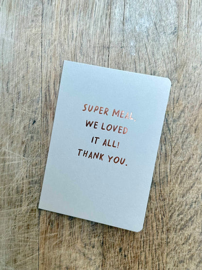 Thank You Meal TA03 - Pack of 6