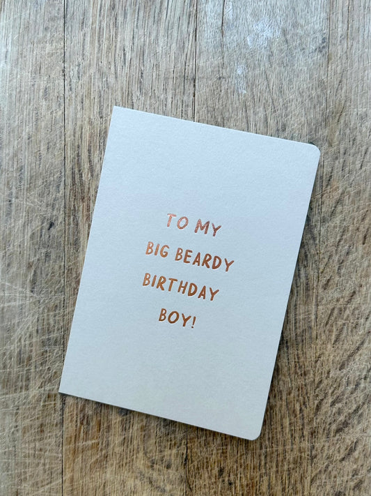Beardy Birthday CA03 - Pack of 6
