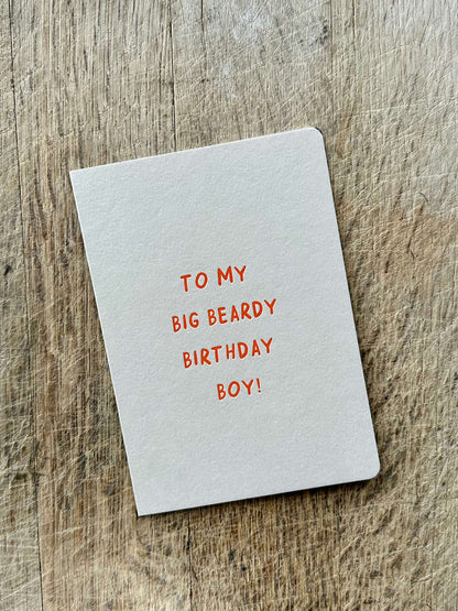 Beardy Birthday CA03 - Pack of 6