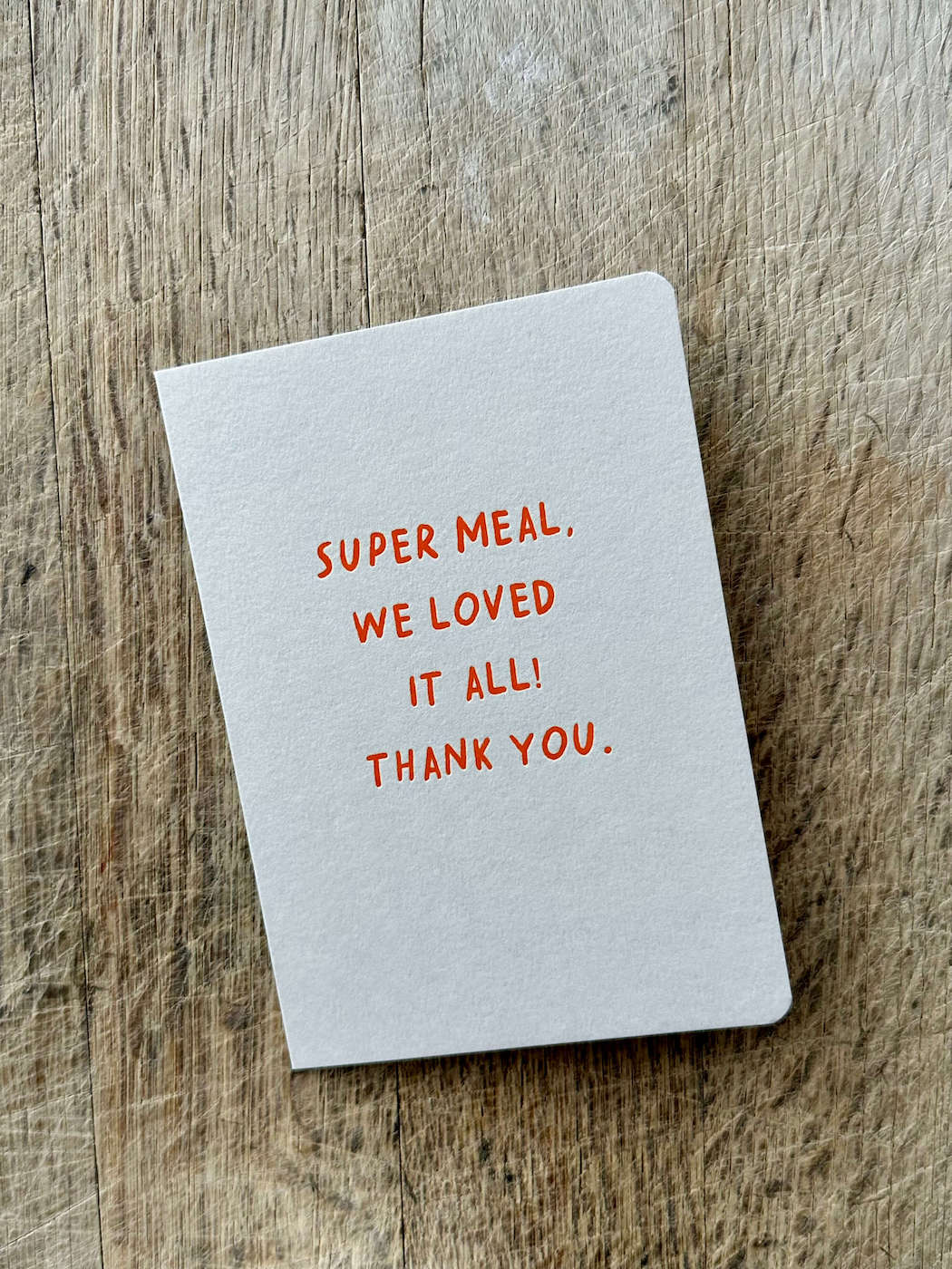 Thank You Meal TA03 - Pack of 6