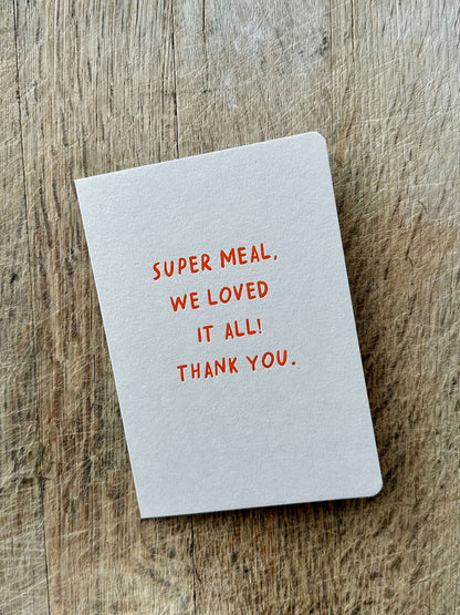 Thank You Meal TA03 - Pack of 6