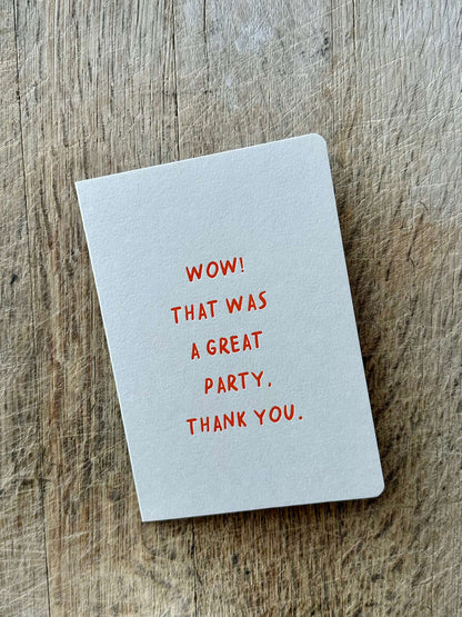 Thank you Party TA06 - Pack of 6